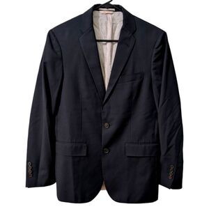 Brooks Brothers Red Fleece Marzotto Tessuto Navy Wool Blazer Jacket Men's 38S